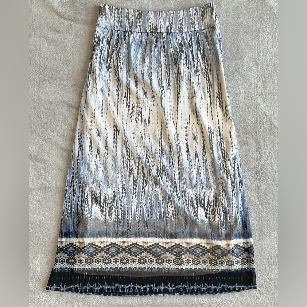 CHICO'S blue maxi Skirts Size 4